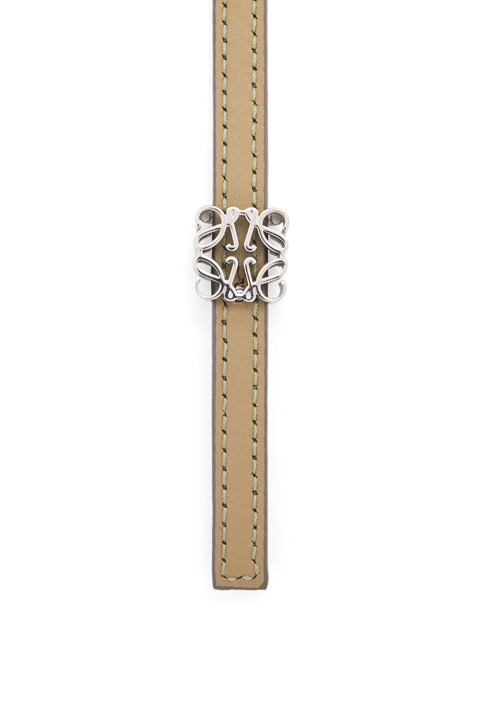 Reversible Anagram cube belt in smooth calfskin - 4