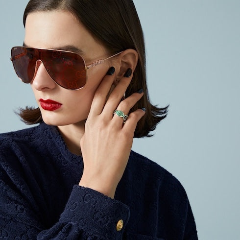 Gucci Interlocking G Enamel Ring - 4