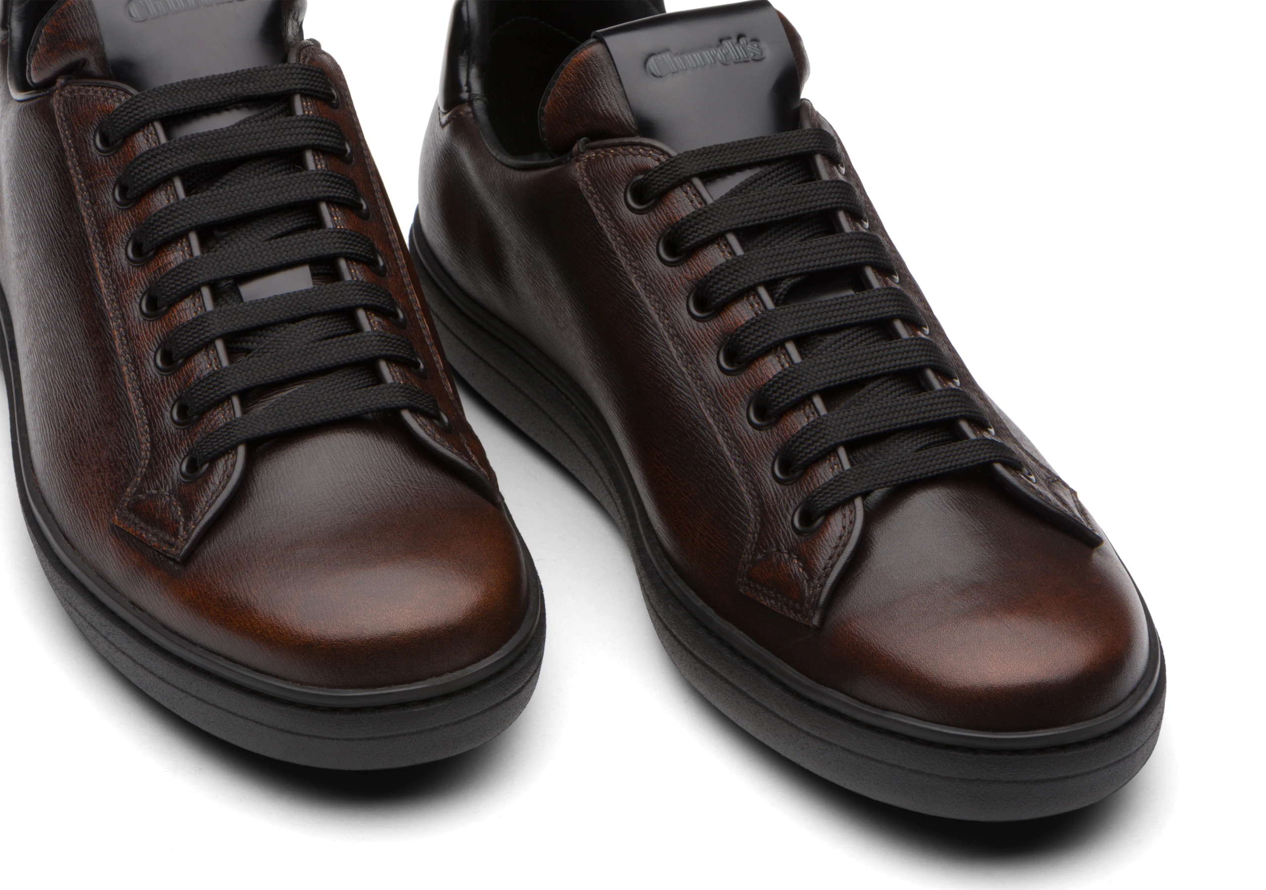 Boland plus 2
St James Leather Classic Sneaker Brandy/black - 4