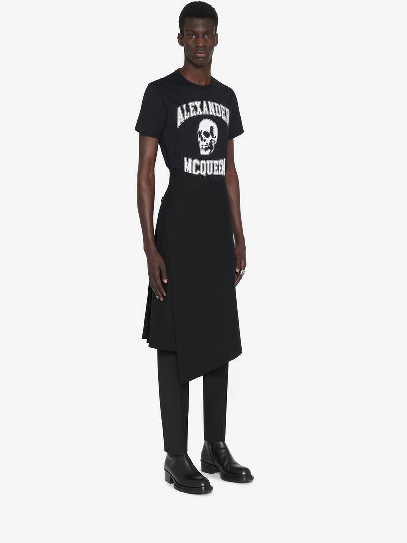 Men's Varsity T-shirt in Black/white - 3