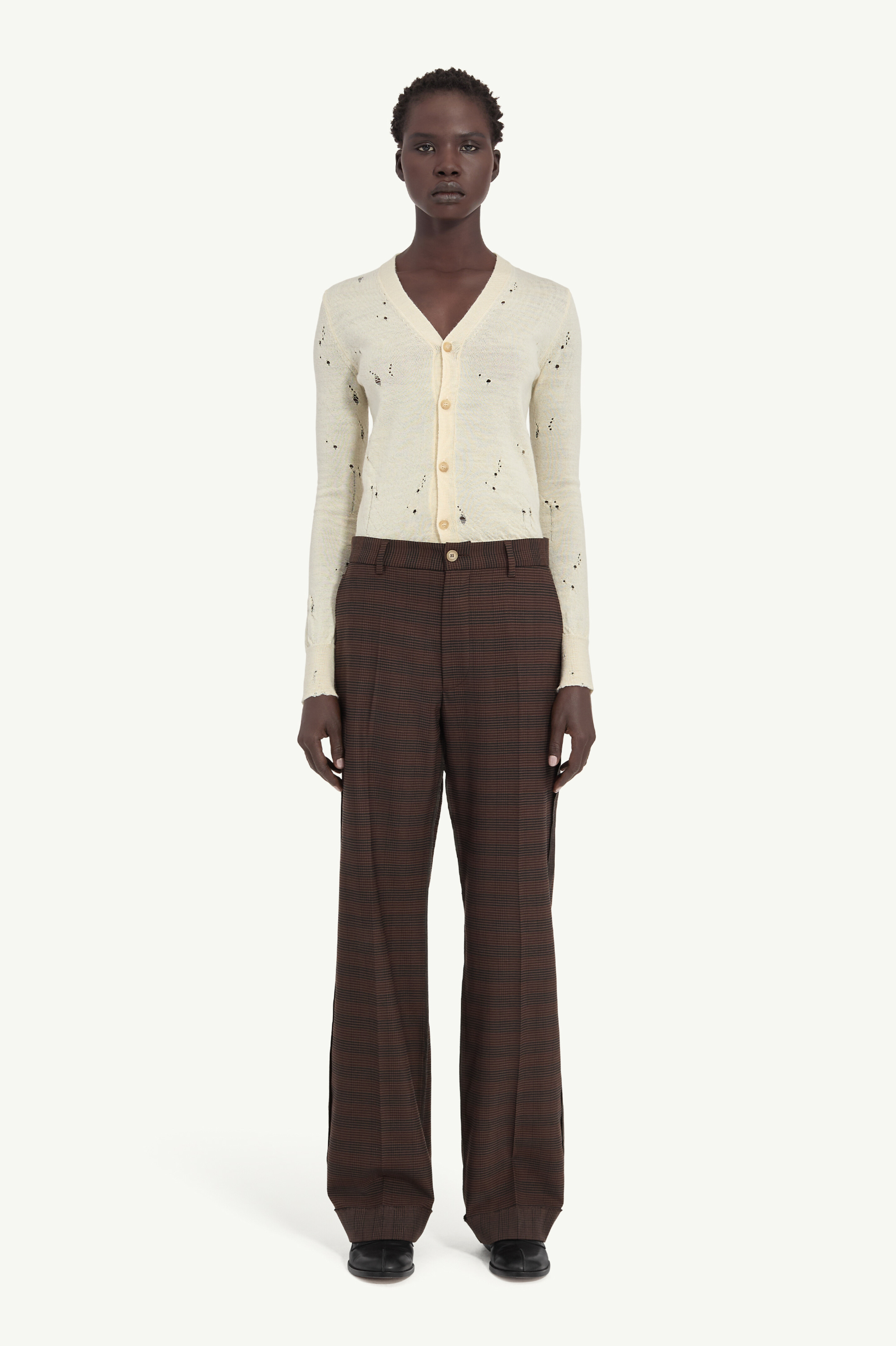 Checked trousers - 1