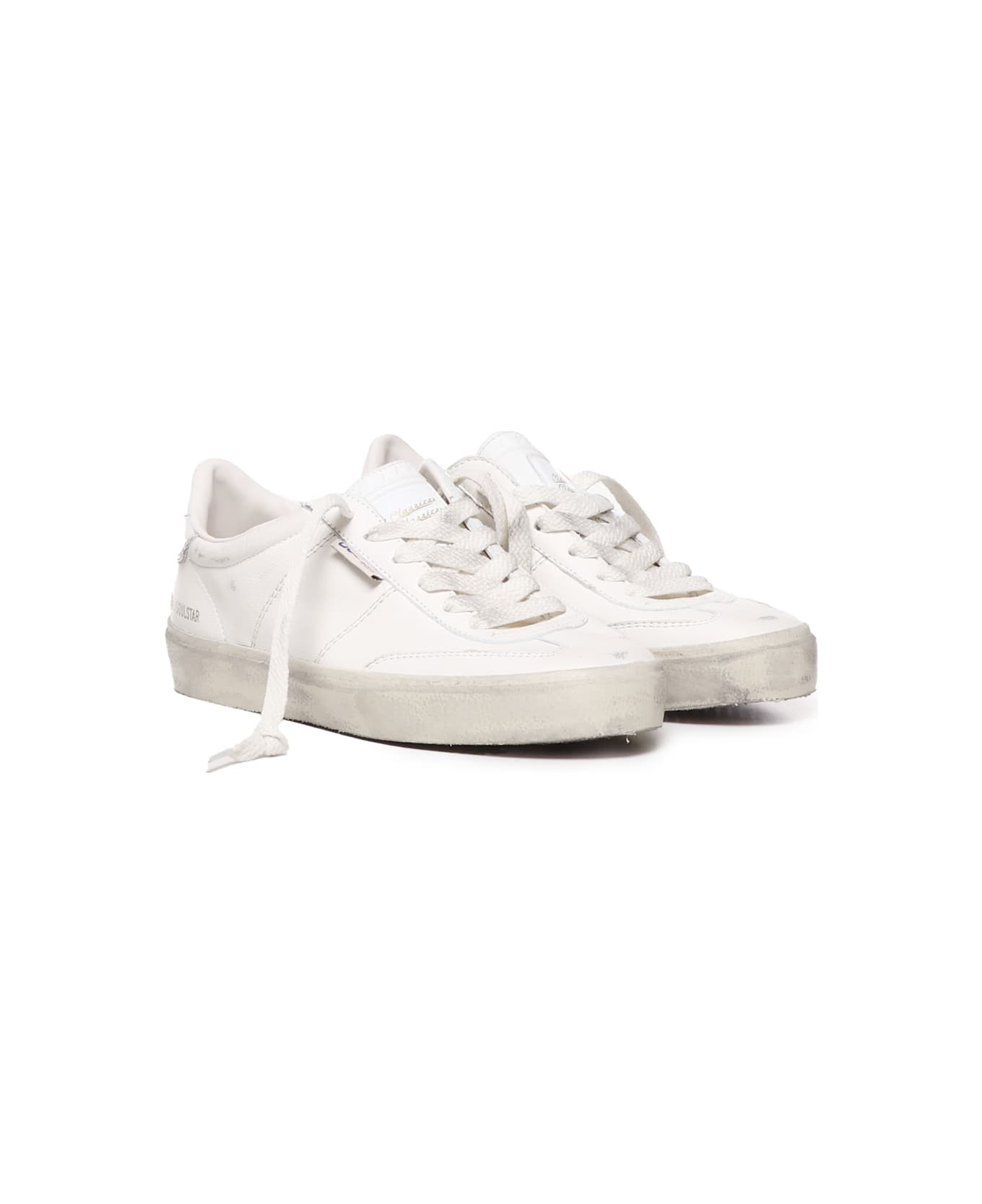 Soul Star Sneakers In White Leather - 2