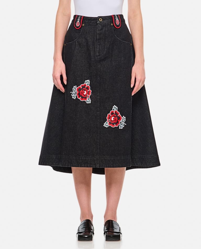 ABI DENIM MIID SKIRT - 1