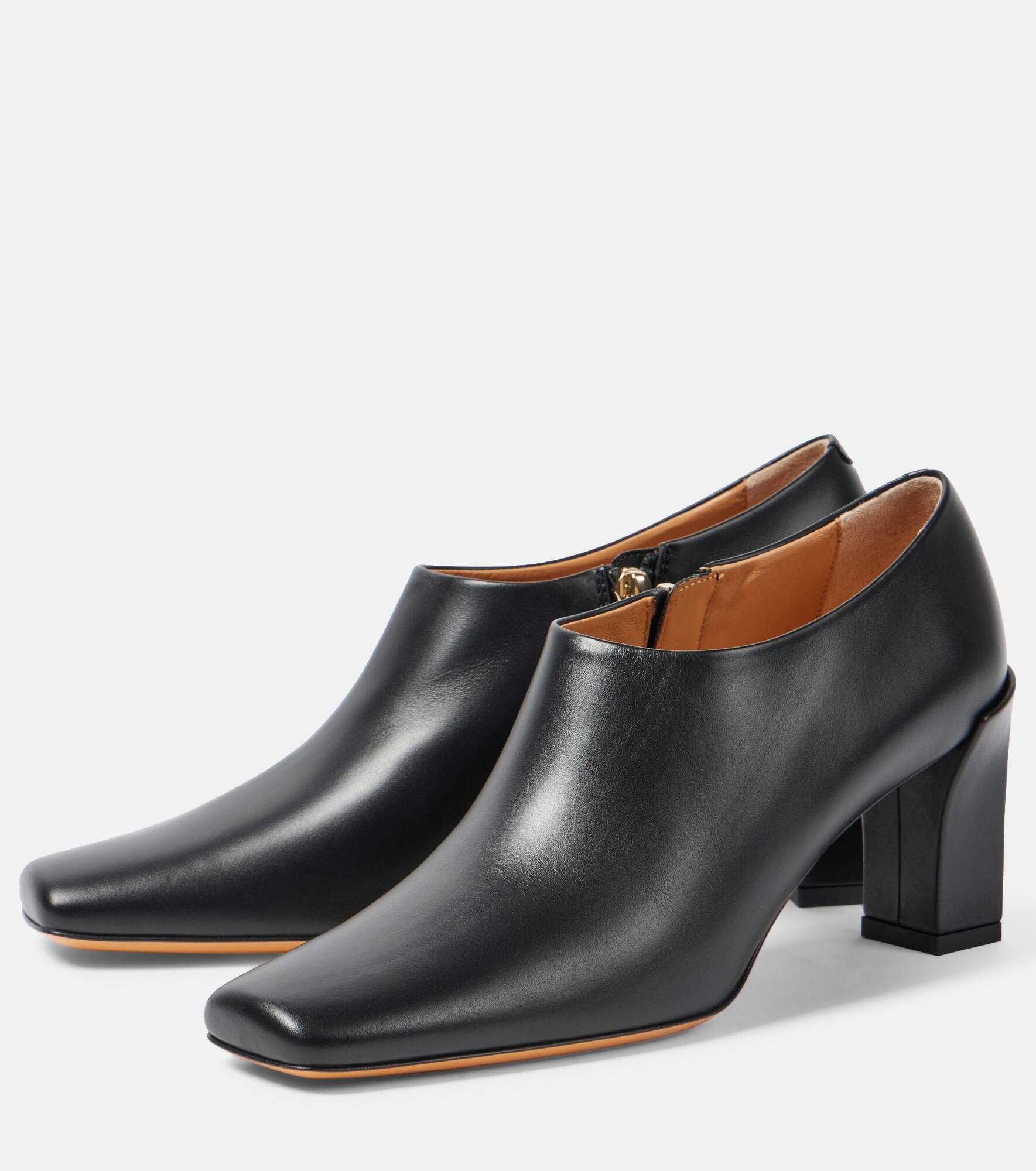 Leather ankle boots - 5