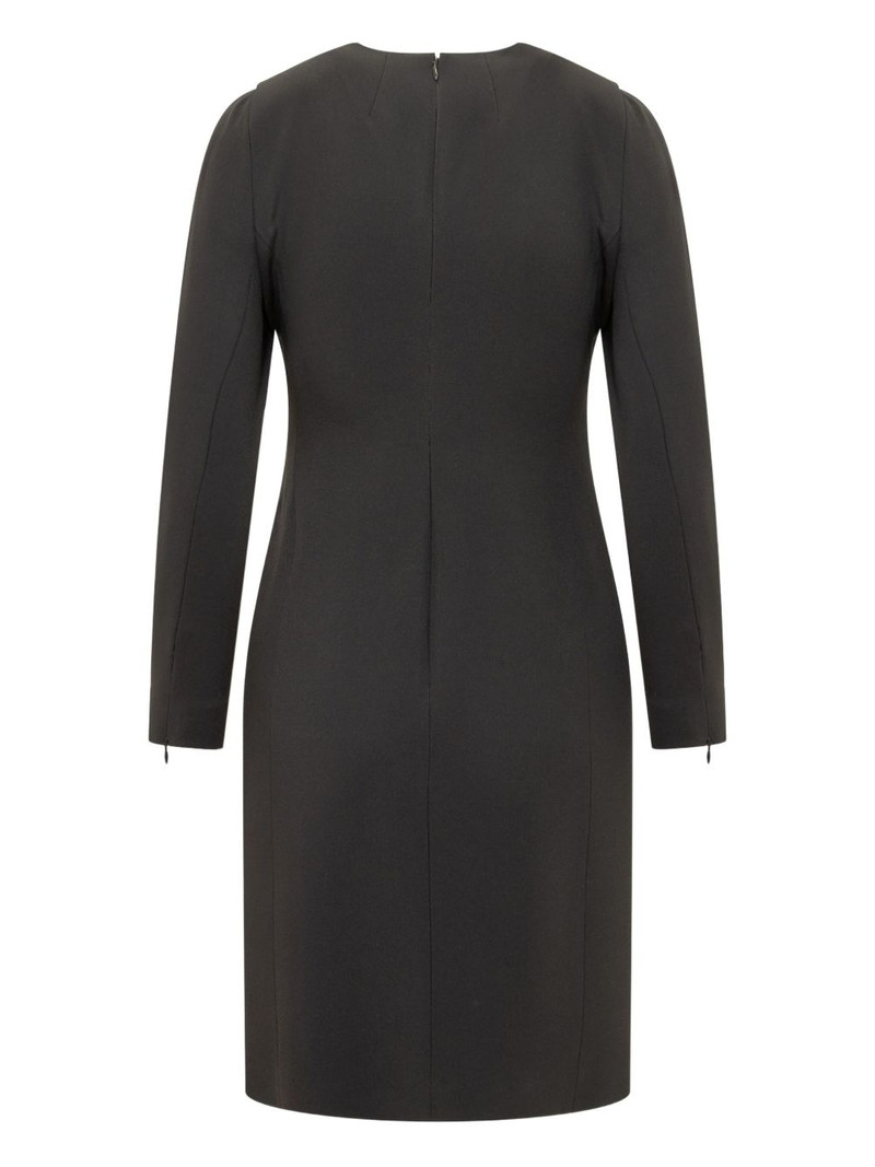 EMPORIO ARMANI draped dress outlook