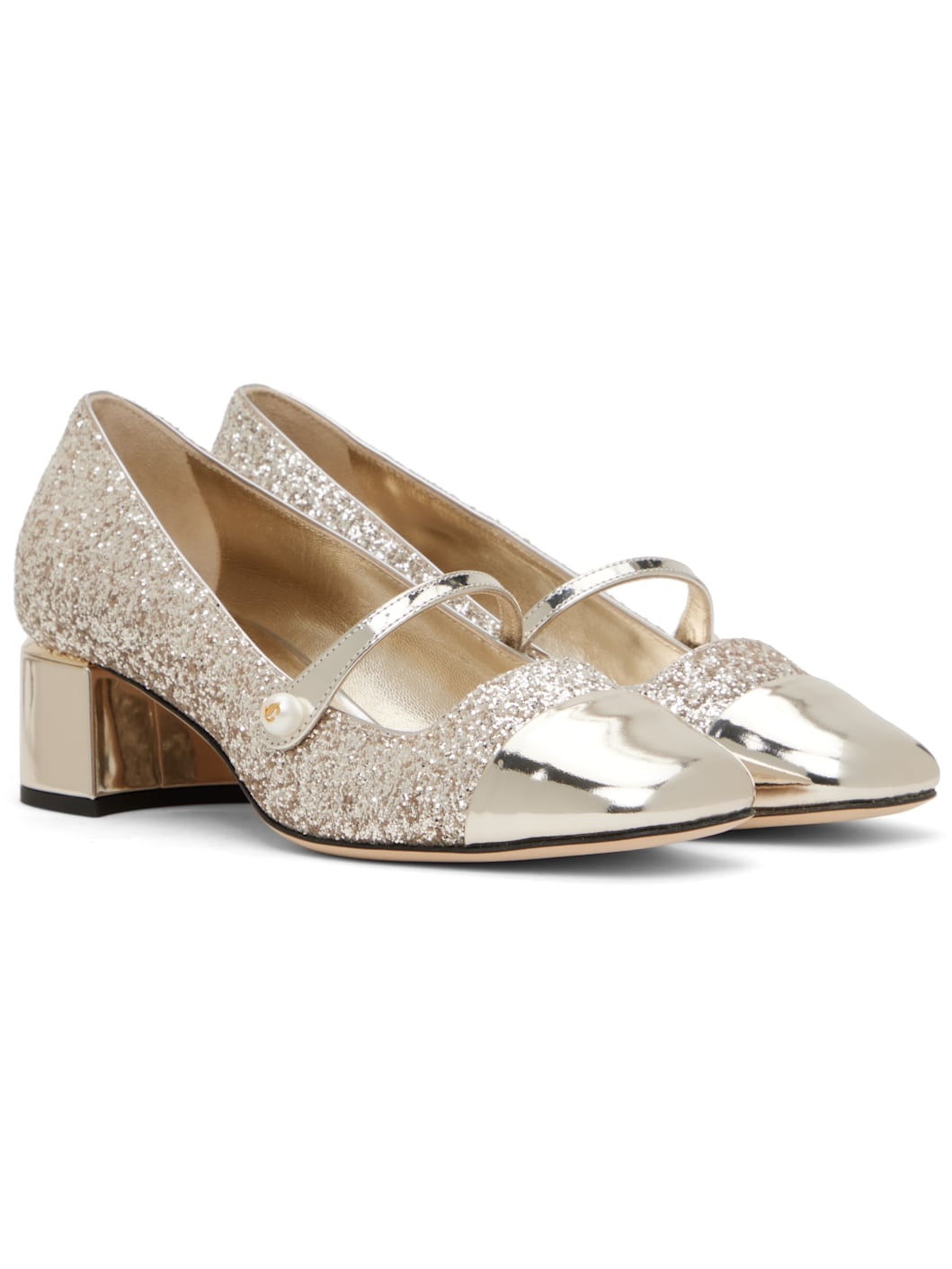 Gold Elisa 45 Heels - 4