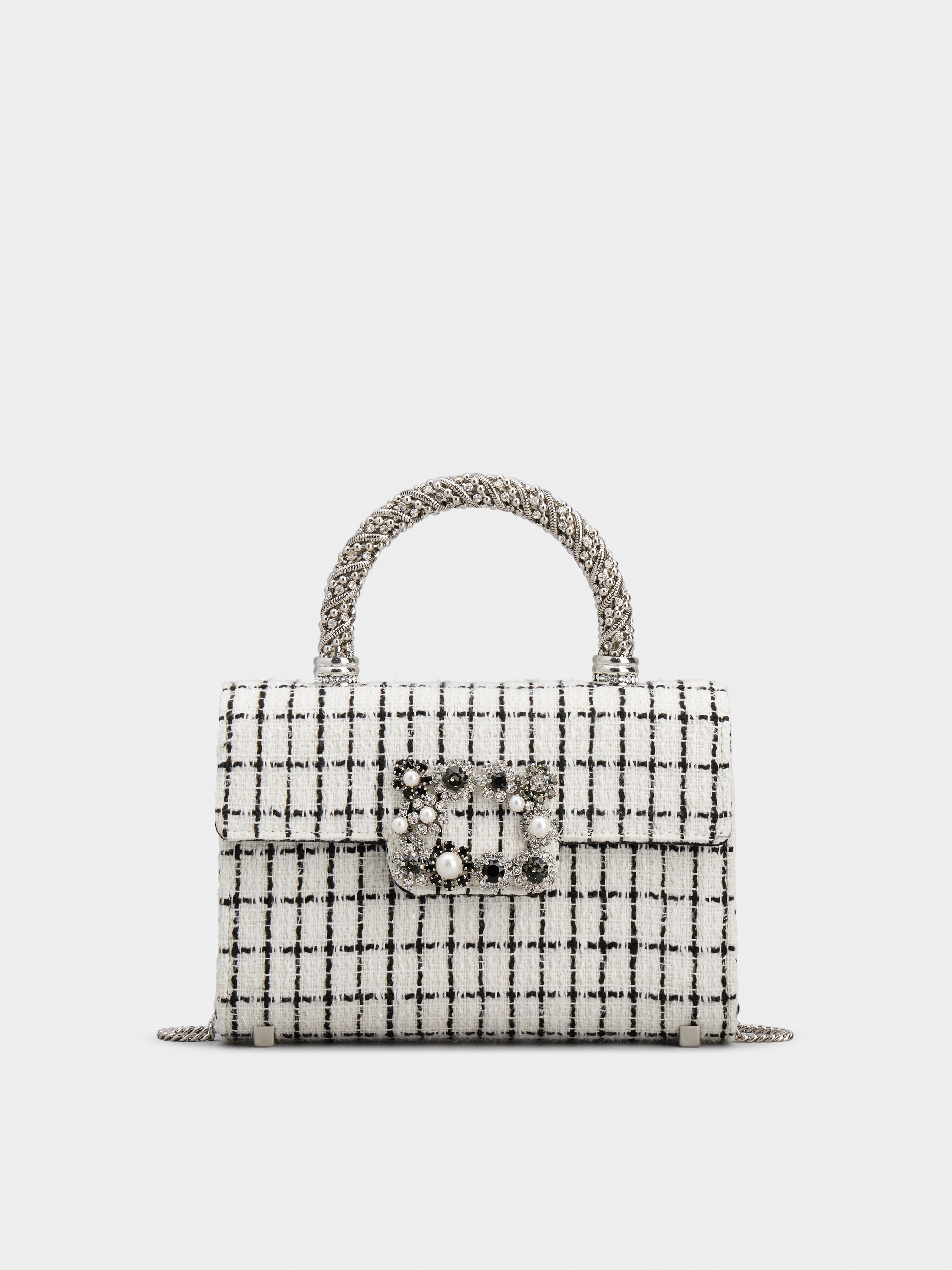 Jewel Efflorescence Mini Bag in tweed - 1