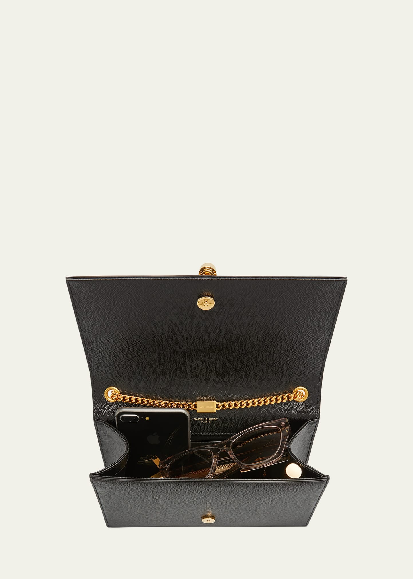 Kate Medium YSL Monogram Grain de Poudre Crossbody Bag - 5