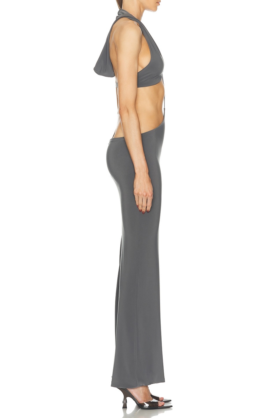 Logo Tag Tie Pillar Skirt - 3