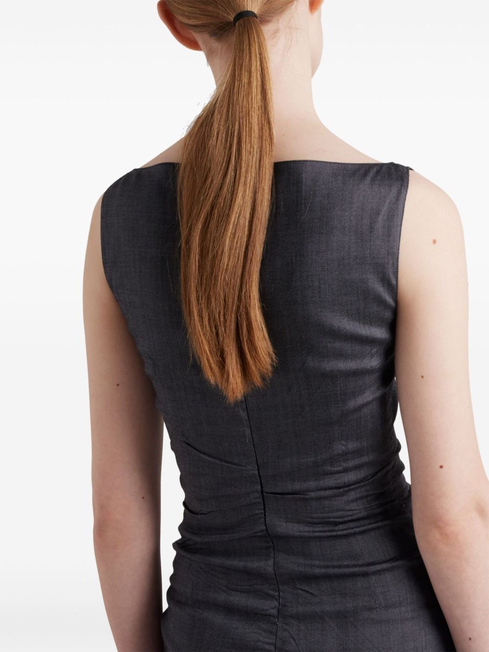 stretch ruched dress - 6