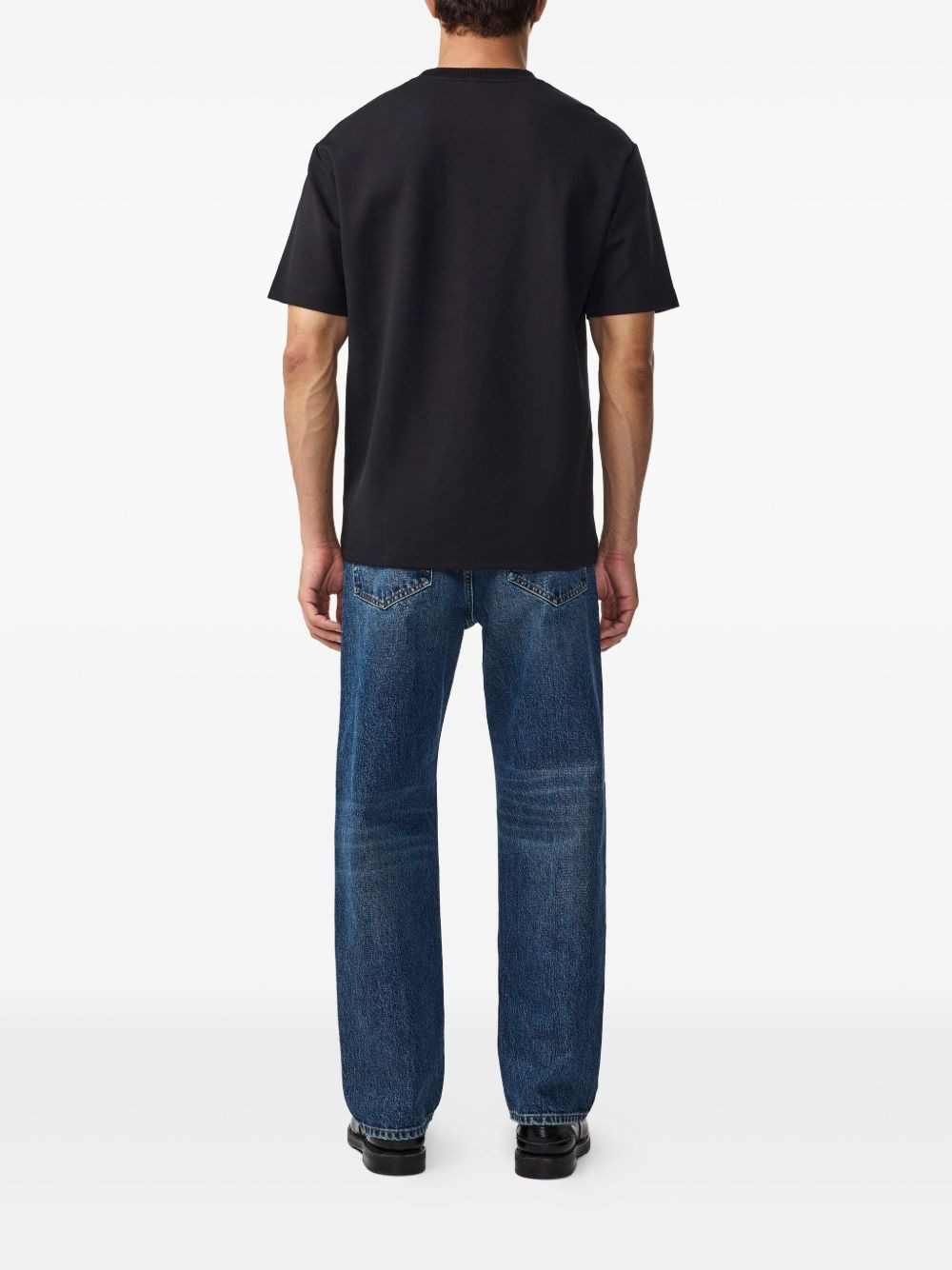 logo-embroidered t-shirt - 3