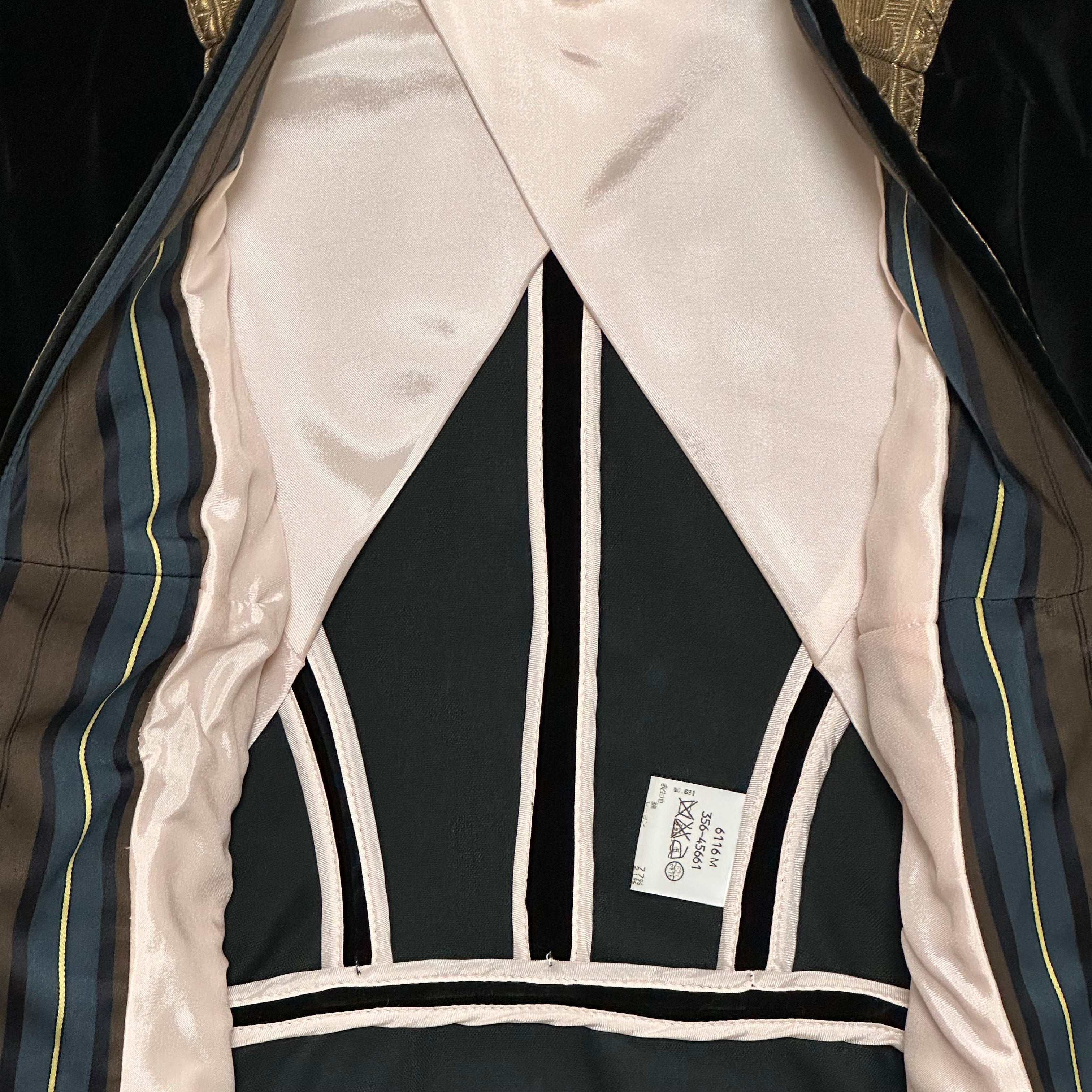 VIVIENNE WESTWOOD Fall Winter 1998 "Dressed To Scale" Velvet Brocade Jacket with Orb Buttons - 7
