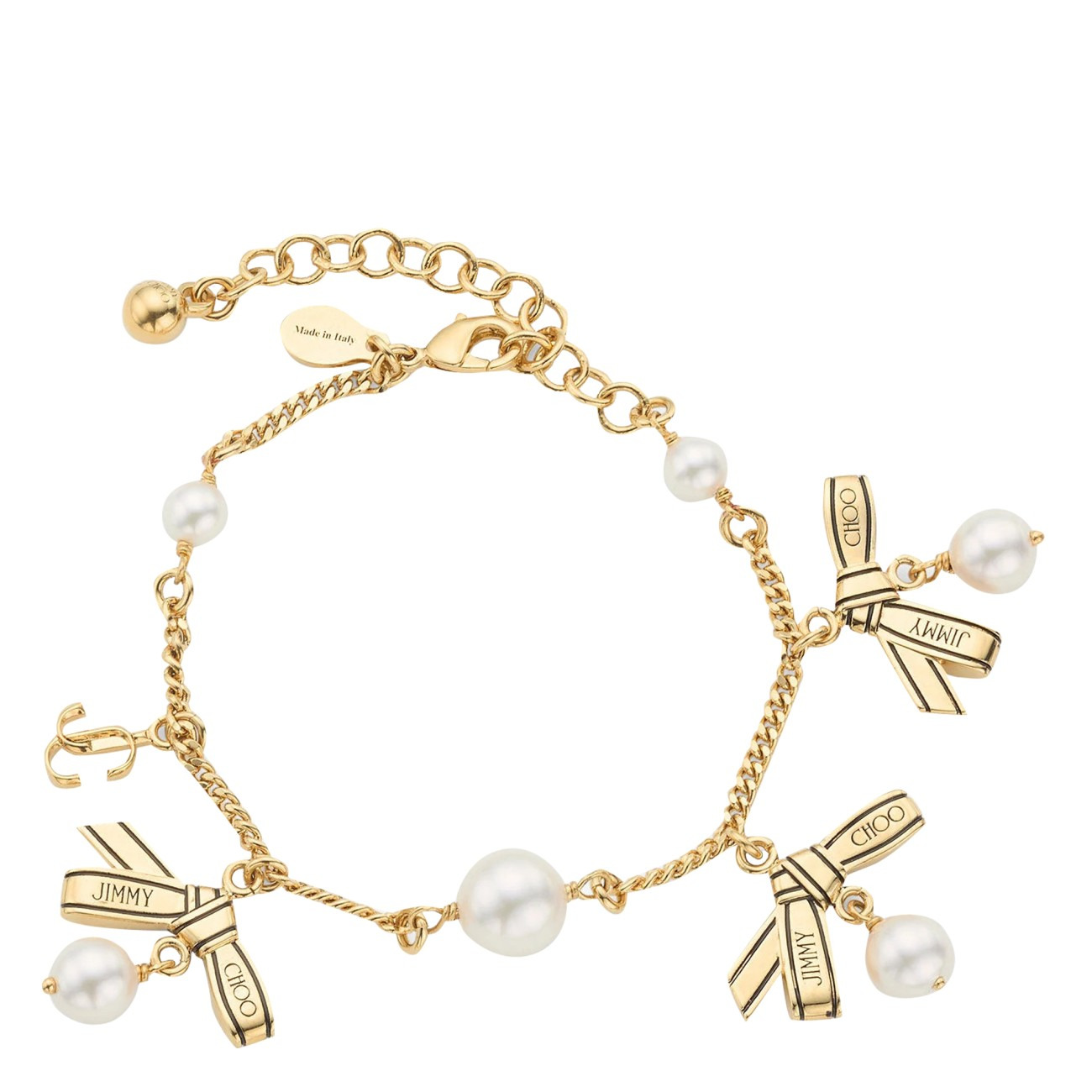 Jimmy Choo Women Multi Charm Ribbon Bracelet - 1