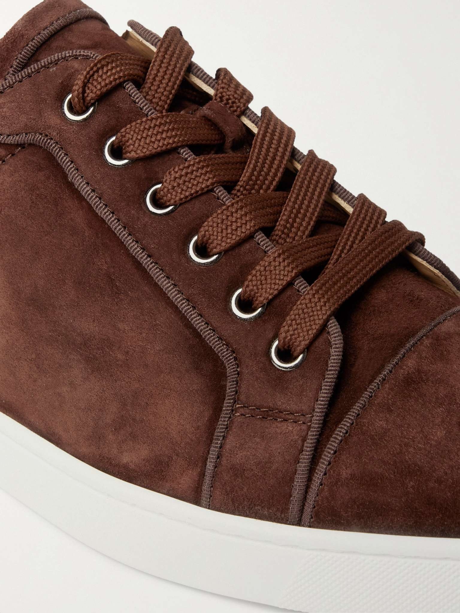 Louis Junior Orlato Grosgrain-Trimmed Suede Sneakers - 4