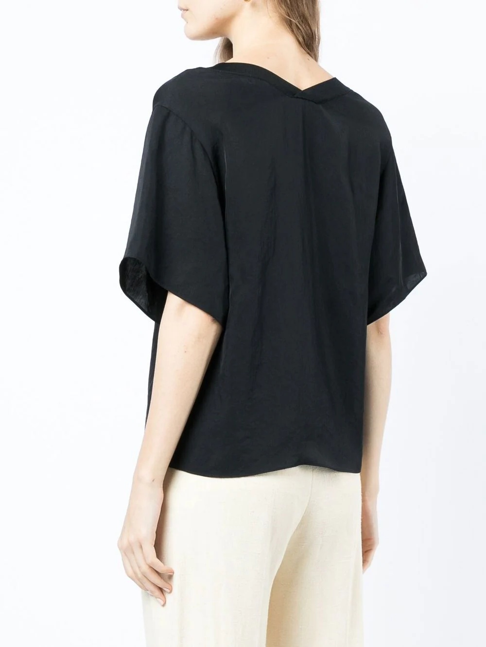 V-neck short-sleeved T-shirt - 4