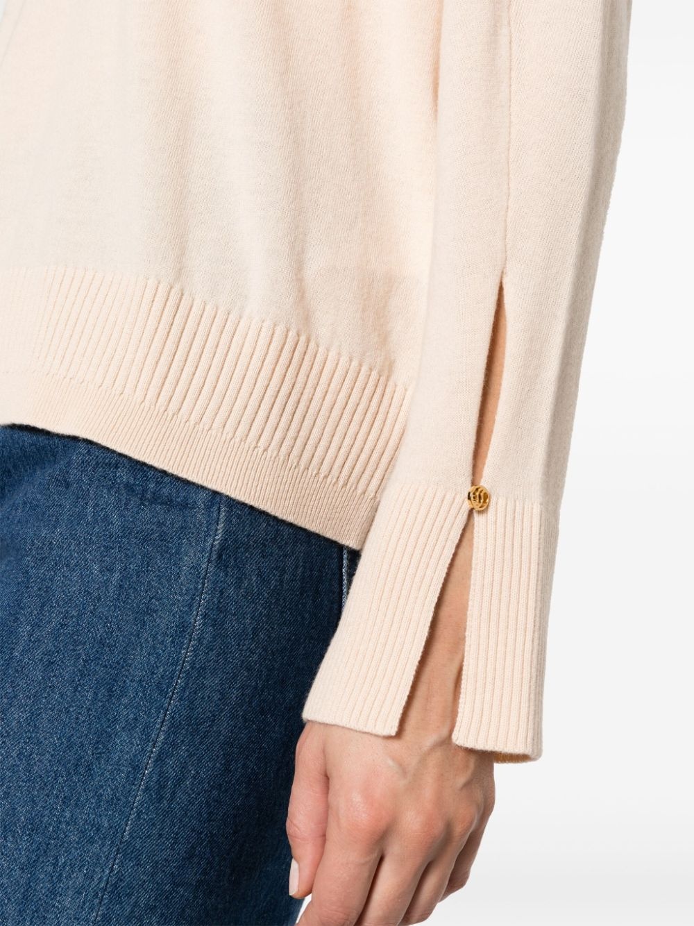 crew-neck long-sleeve jumper - 5