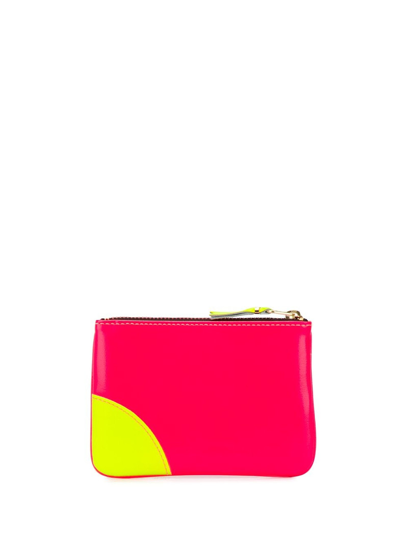 Comme Des Garçons colour-block leather wallet outlook