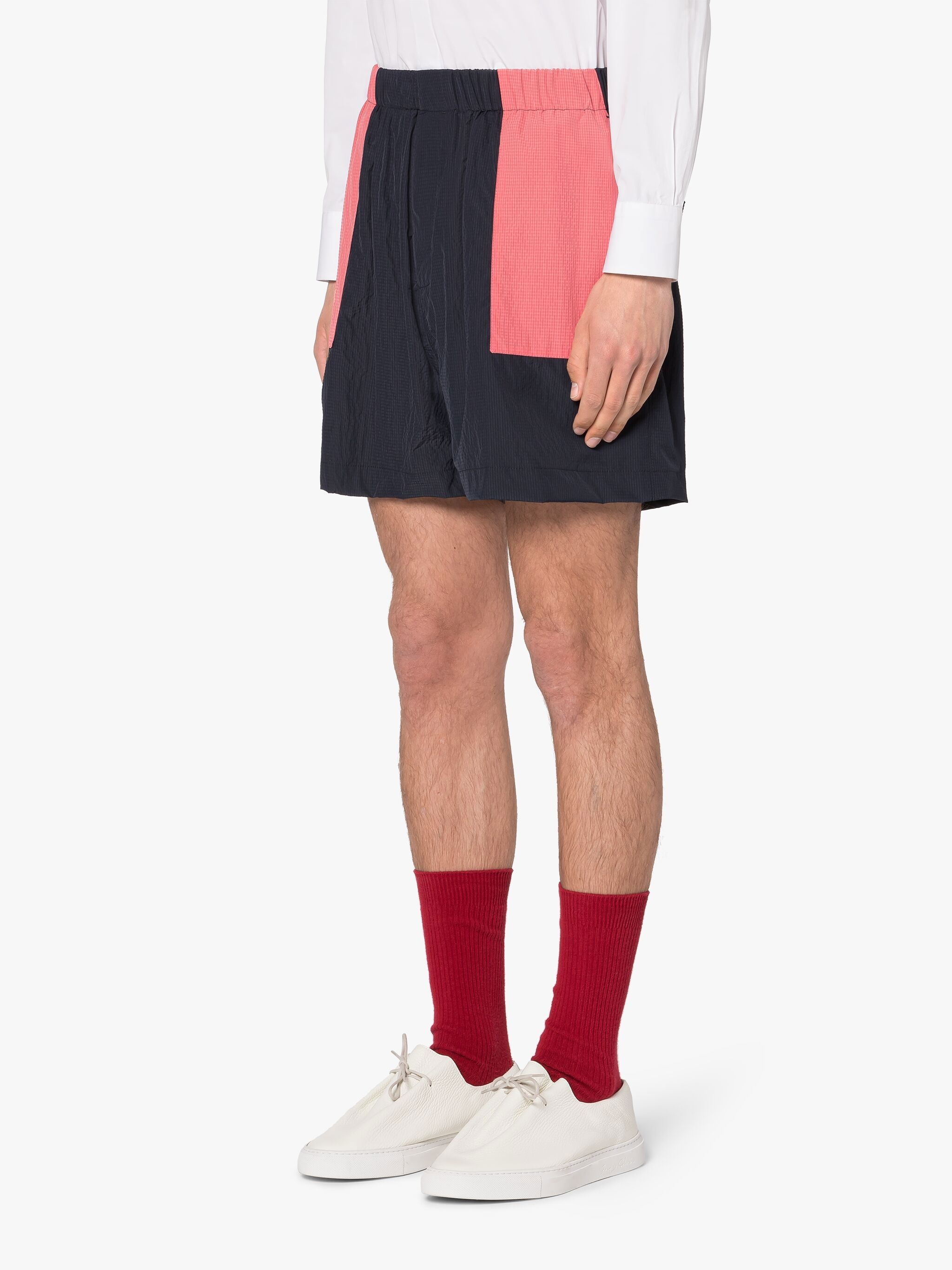 CAPTAIN NAVY SEERSUCKER SHORTS - 3