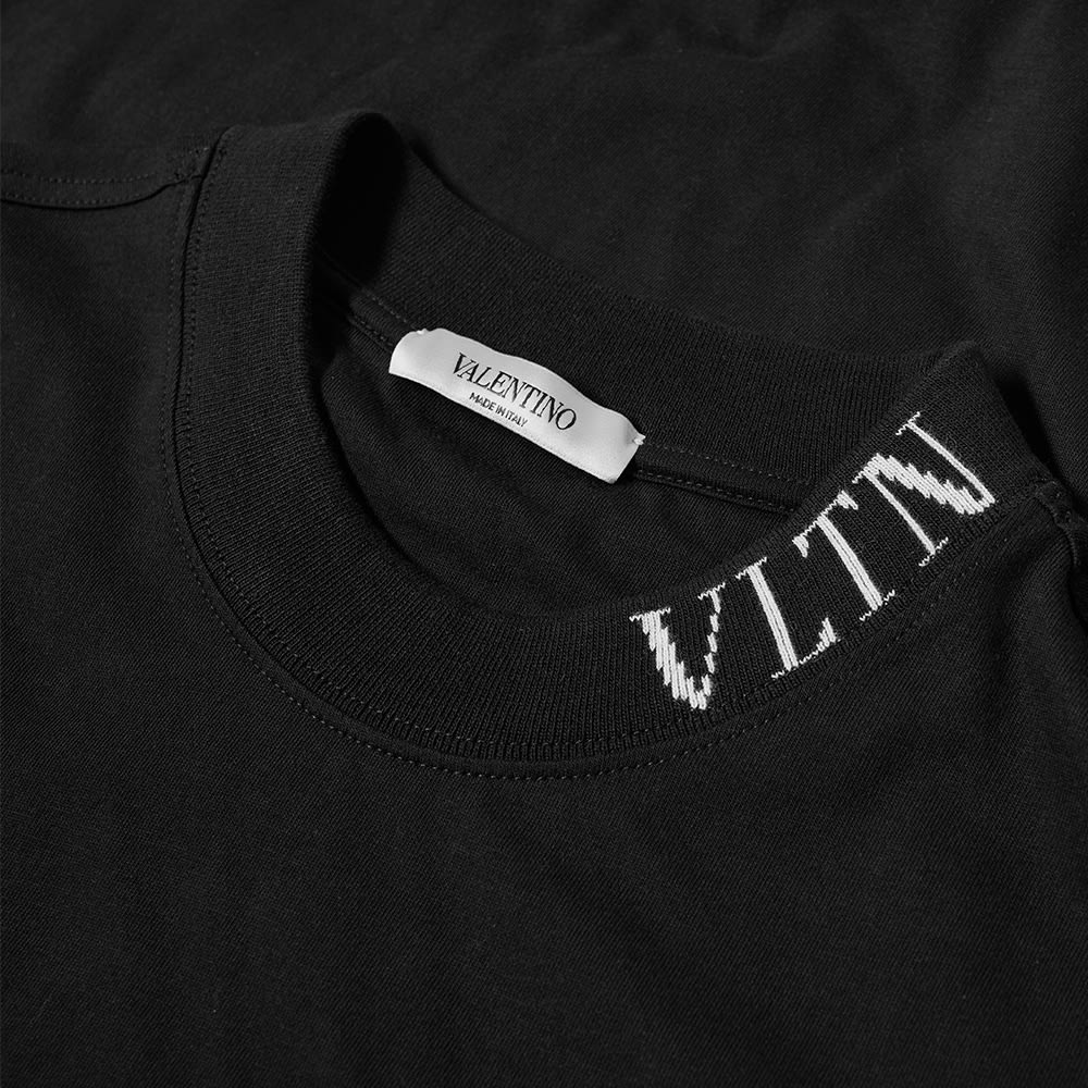 Valentino VLTN Intarsia Collar Logo Tee - 2