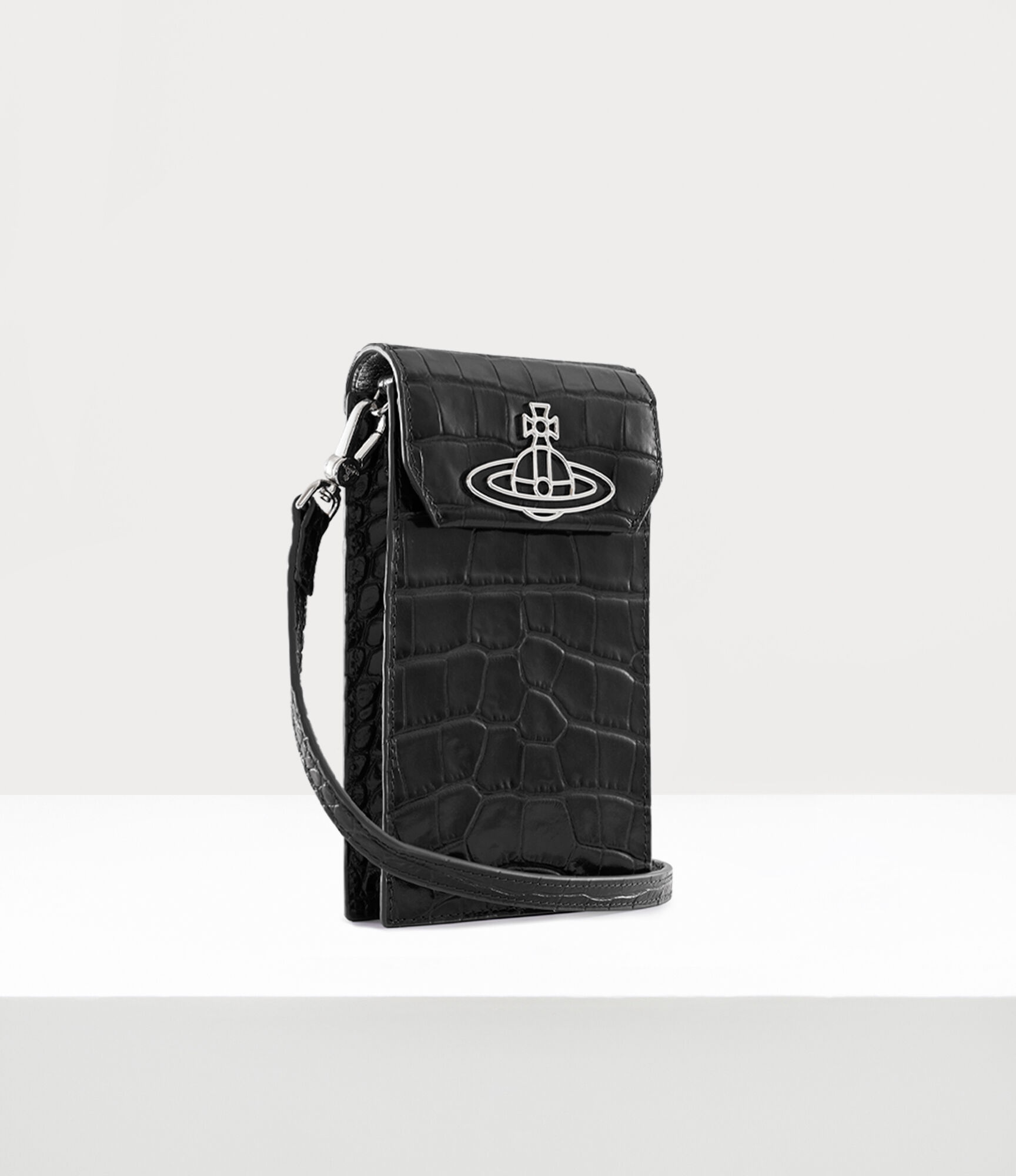 CROCODILE THIN LINE ORB PHONE BAG - 4