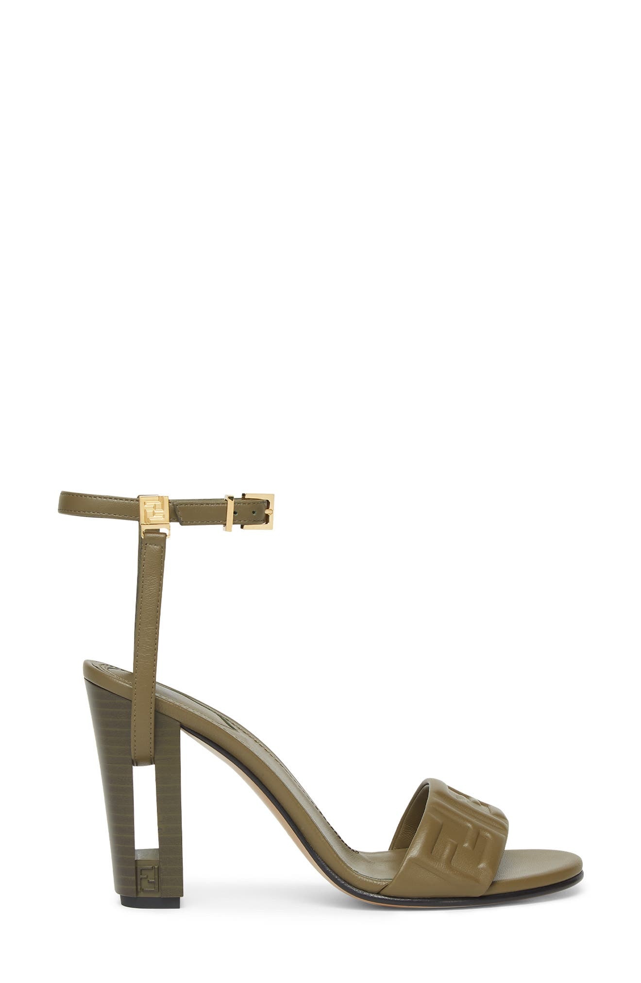 Fendi Delfina Ankle Strap Sandal in Avocado/Avocado at Nordstrom - 2
