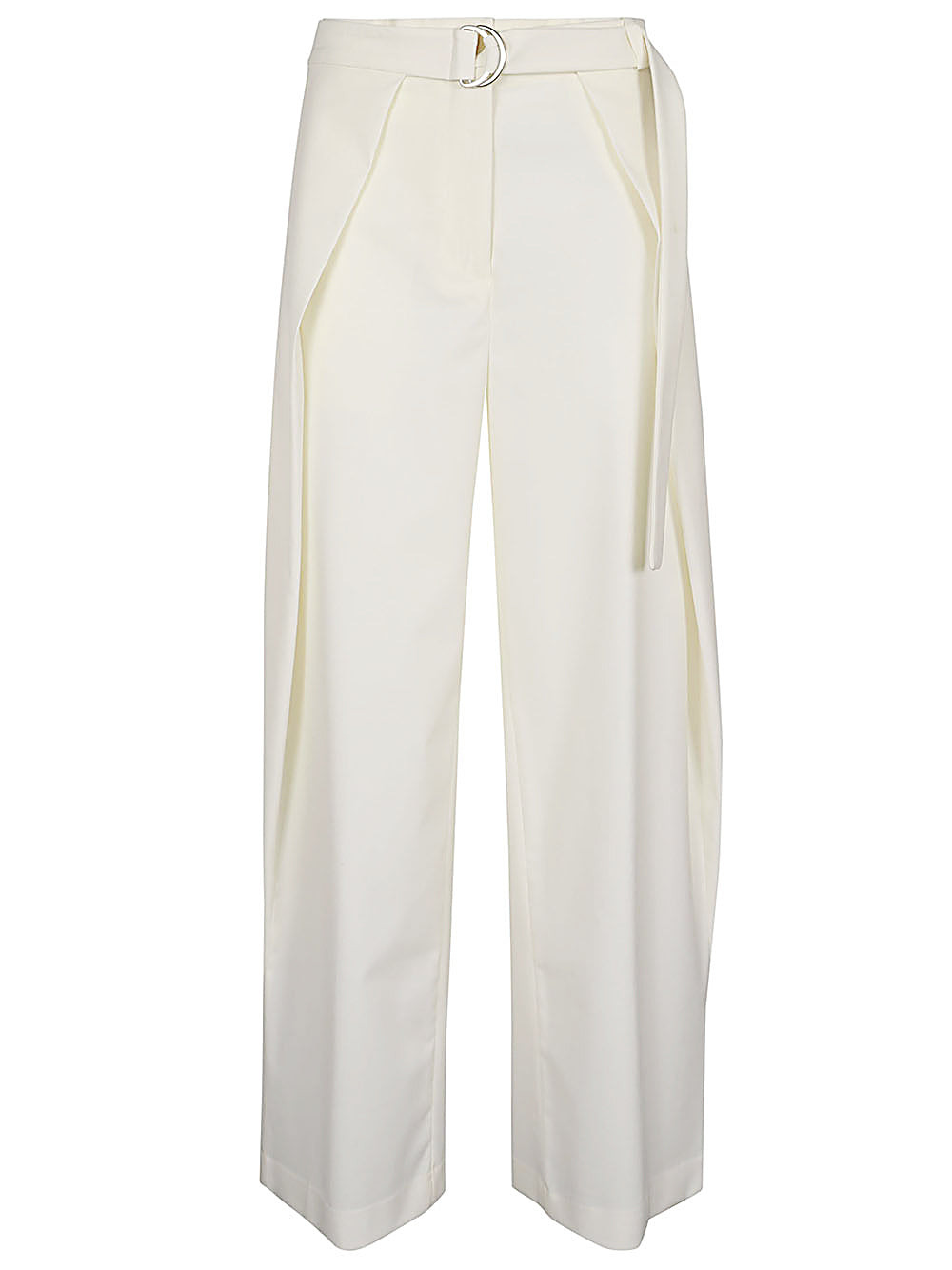 Erika Cavallini Semi-Couture - Erika Cavallini Semi-Couture Trousers White - 1