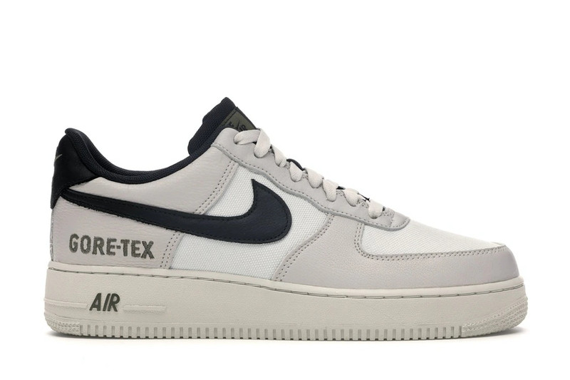 Nike 공기 힘 1 낮은 Gore-Tex 백색 돛 검정 - 1