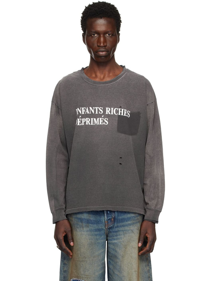 Black Classic Logo LS T-shirt 1