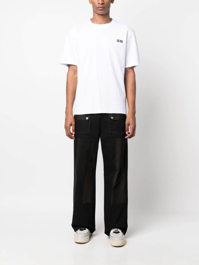 GCDS logo-print cotton T-shirt outlook