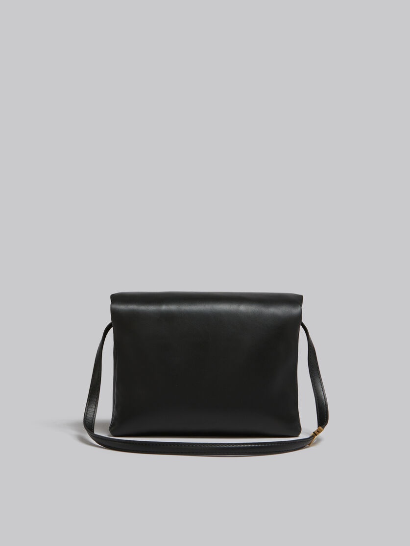 BLACK LEATHER PRISMA POUCH - 3