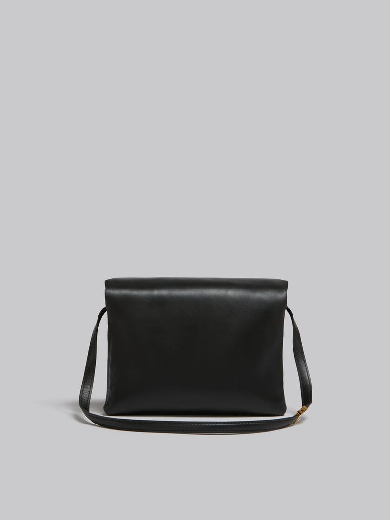BLACK LEATHER PRISMA POUCH 3