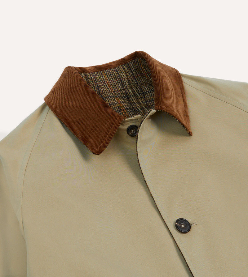 Reversible Cotton–Tweed Raglan Mac 4