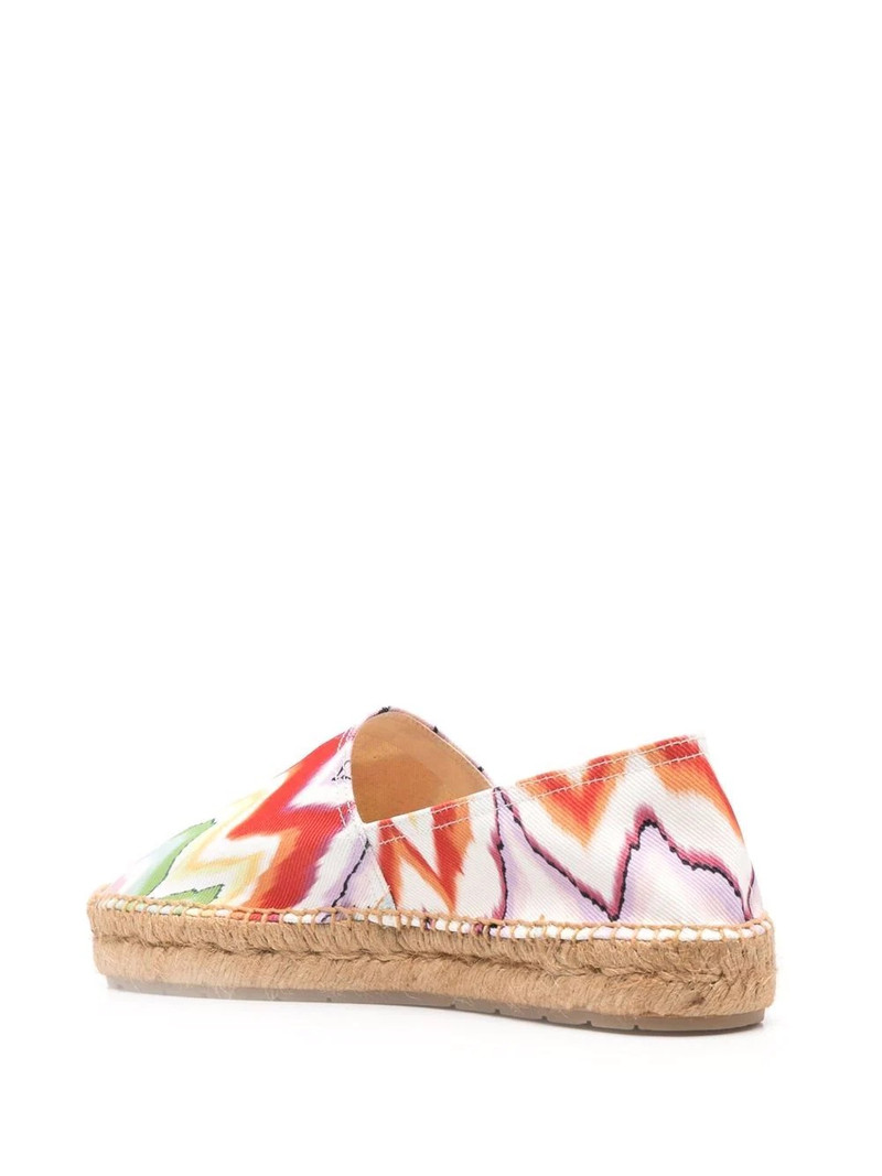스트립 인쇄 슬립 온 espadrilles 3