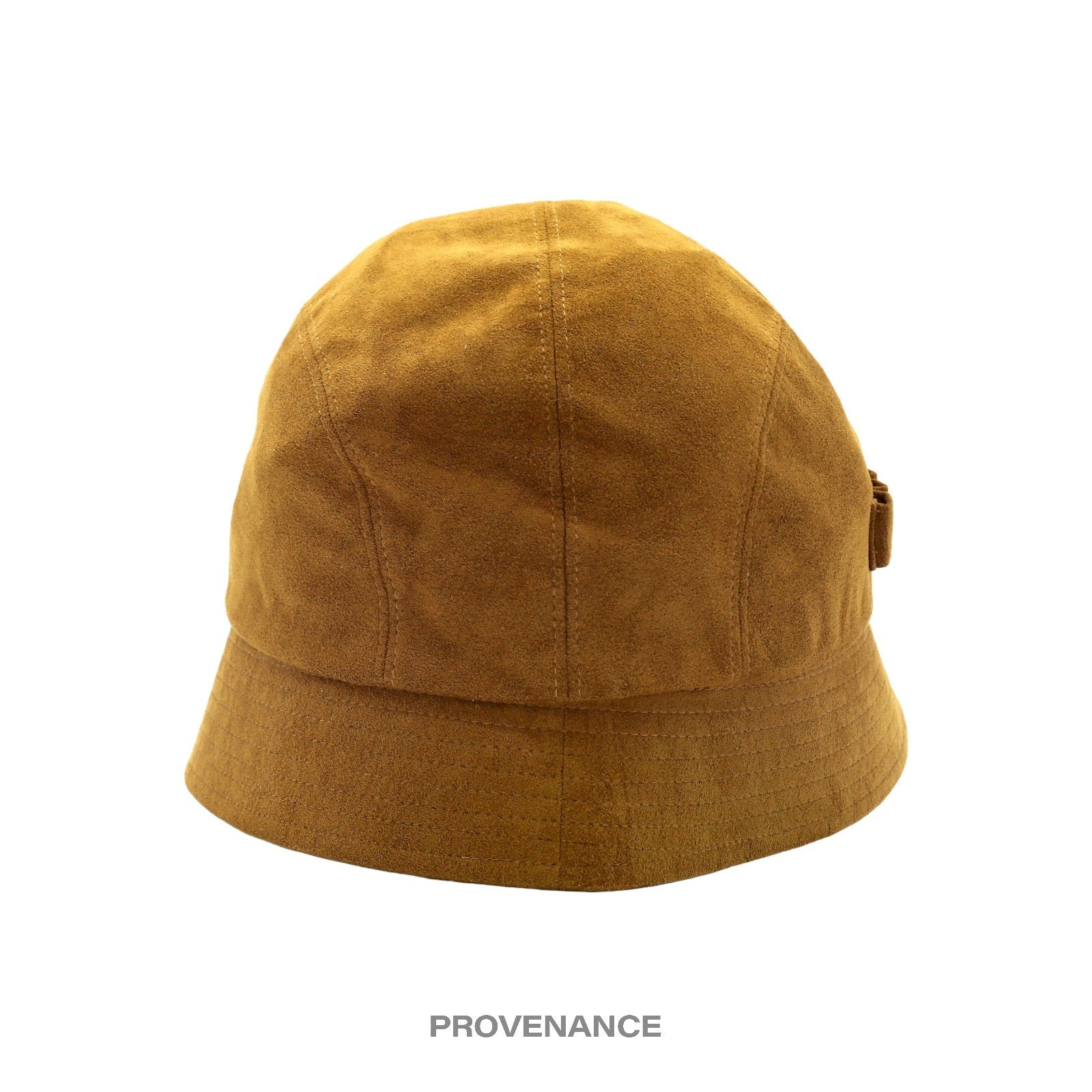 Givenchy Asymmetric Bucket Hat - Brown Acorn Microsuede - 6