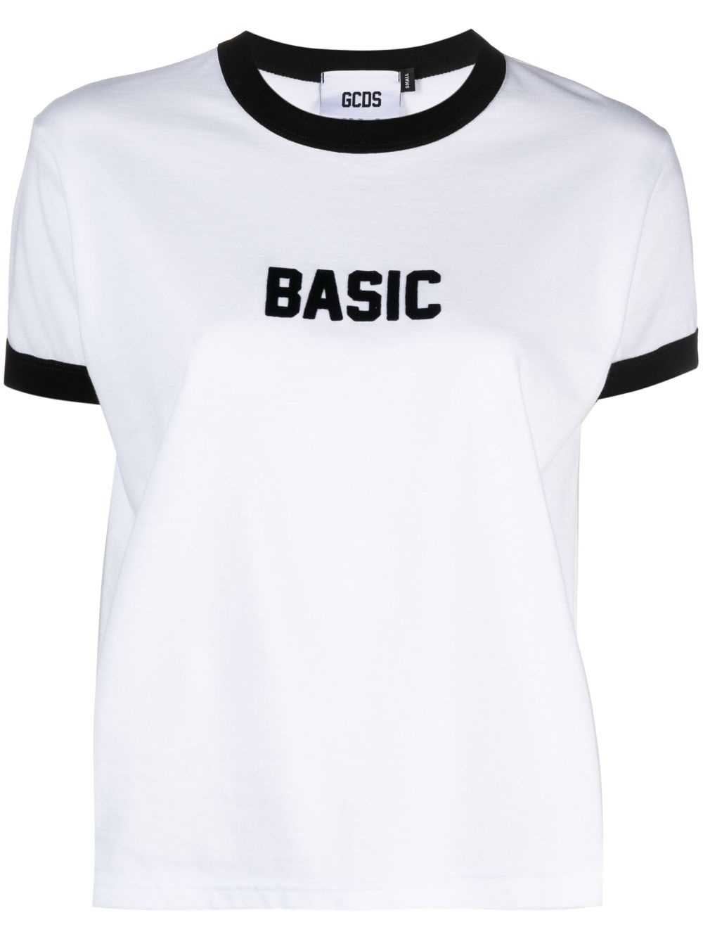 logo-print cotton T-shirt - 1