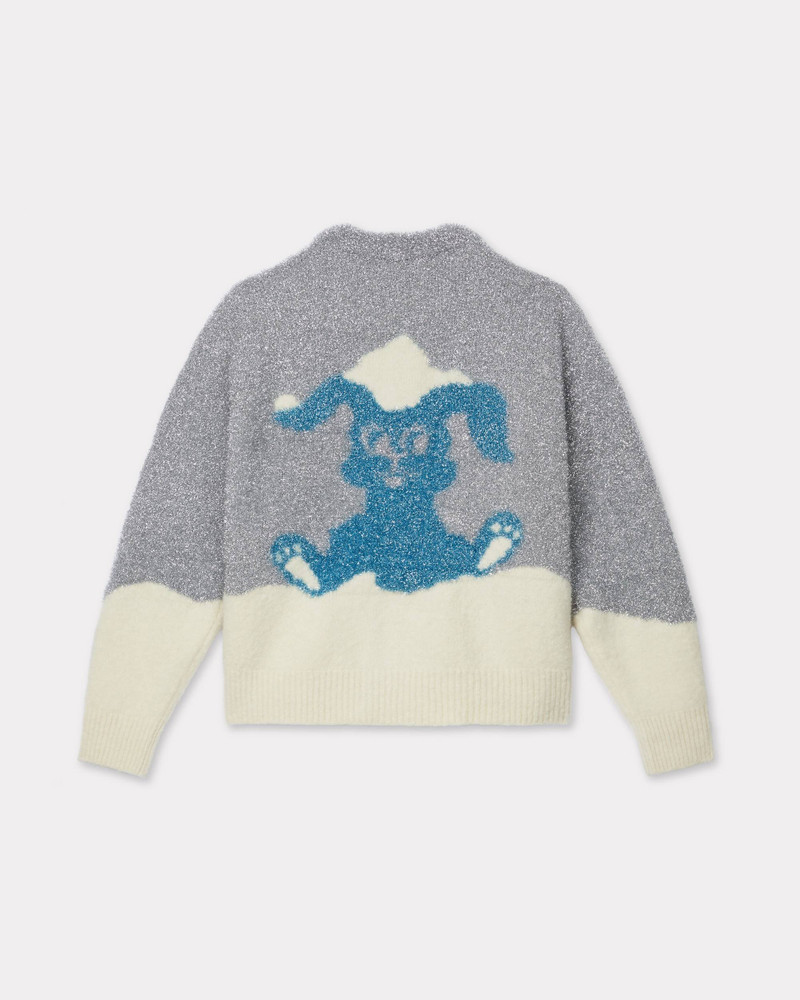 KENZO 'KENZO Winter Holidays' tinsel cardigan in mixed wool outlook