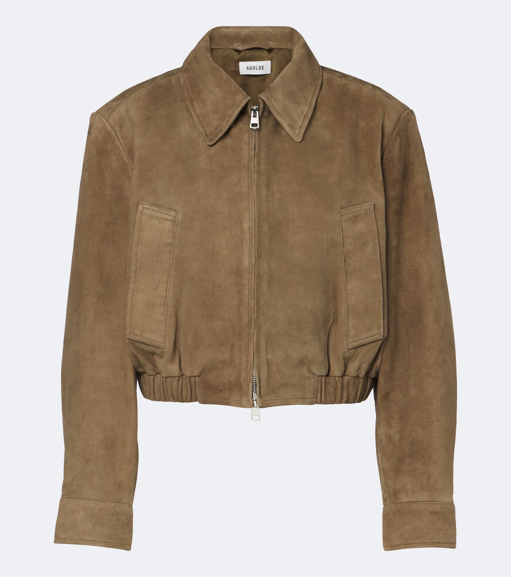 Nahla cropped suede jacket - 1
