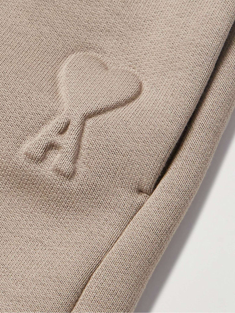 Straight-Leg Logo-Embossed Cotton-Blend Jersey Drawstring Shorts 5