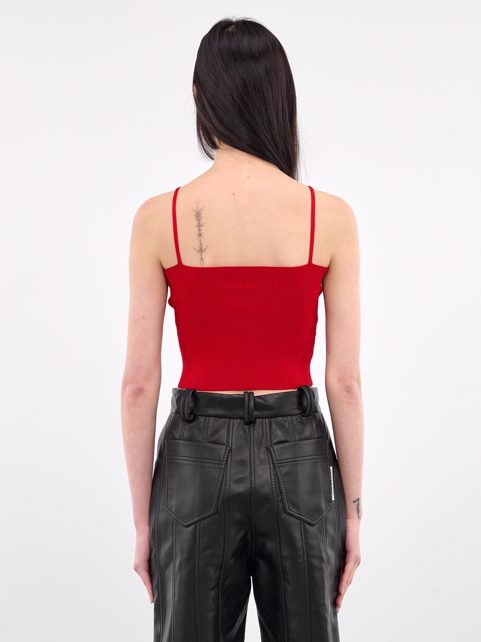Safety Pin Knit Crop Top - 3