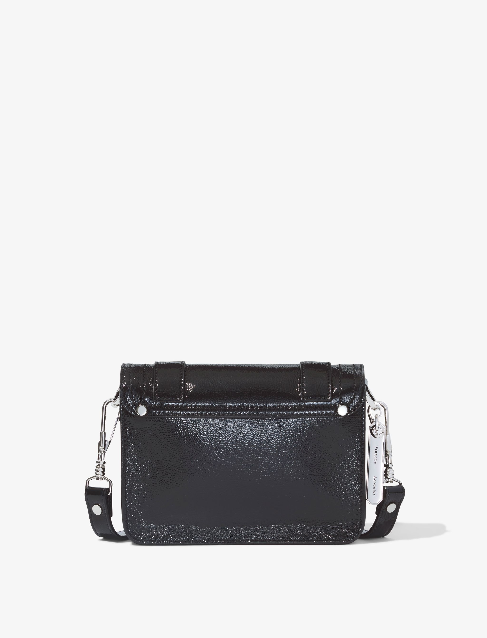 Crinkled Patent PS1 Mini Crossbody Bag - 3