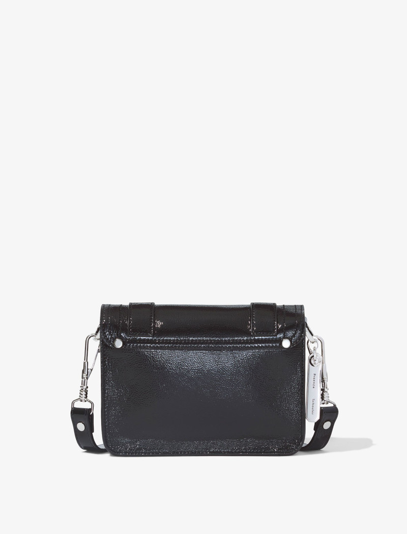 Proenza Schouler Crinkled Patent PS1 Mini Crossbody Bag outlook