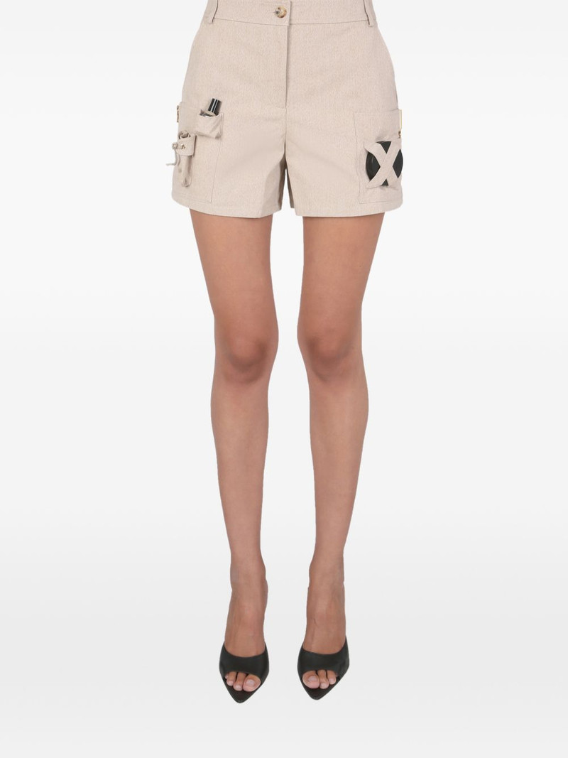 Moschino Safari gabardine skirt outlook