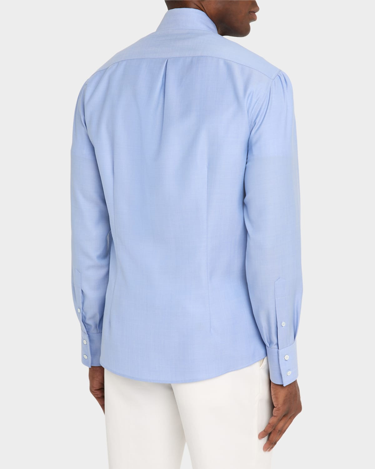 Men's Woven Oxford Spread-Collar Sport Shirt - 3