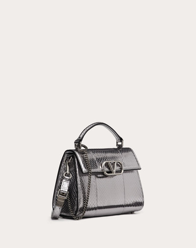 Valentino Mini VSLING Metallic Ayers Handbag outlook