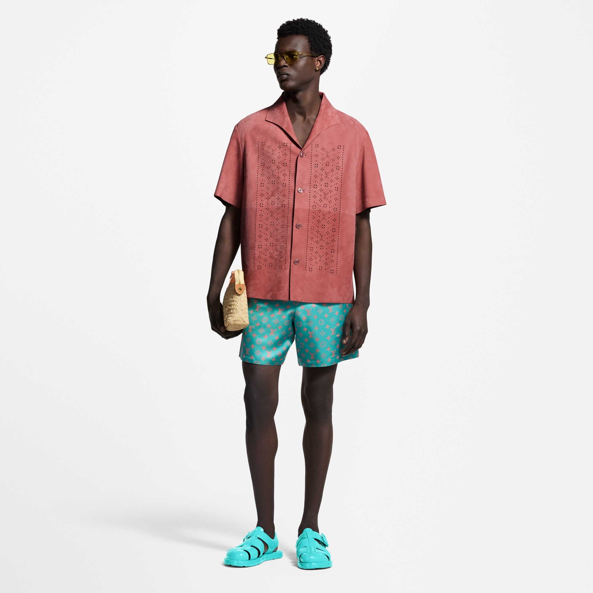 Perforated Leather Shirt - 4