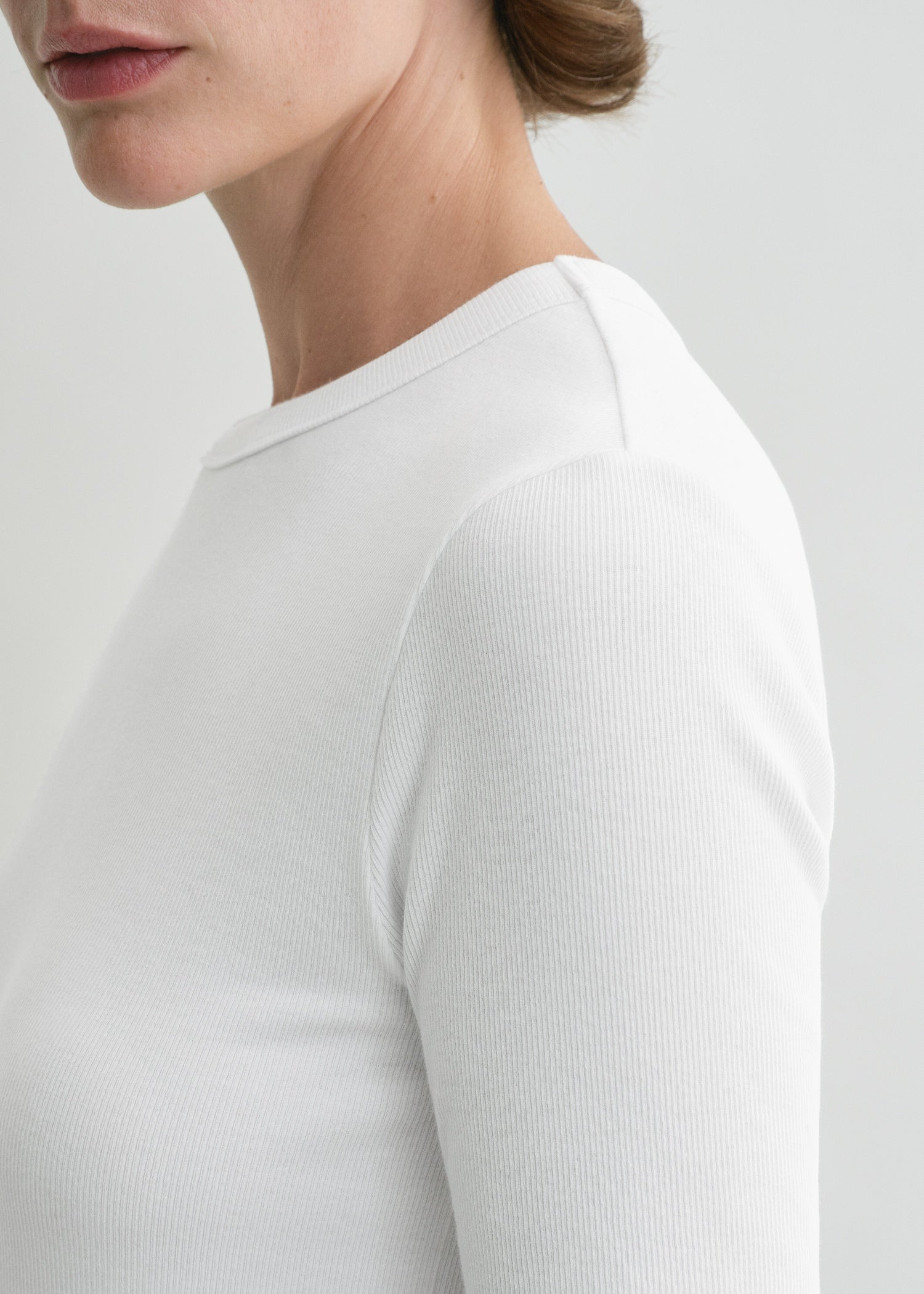 Classic rib tee white - 6