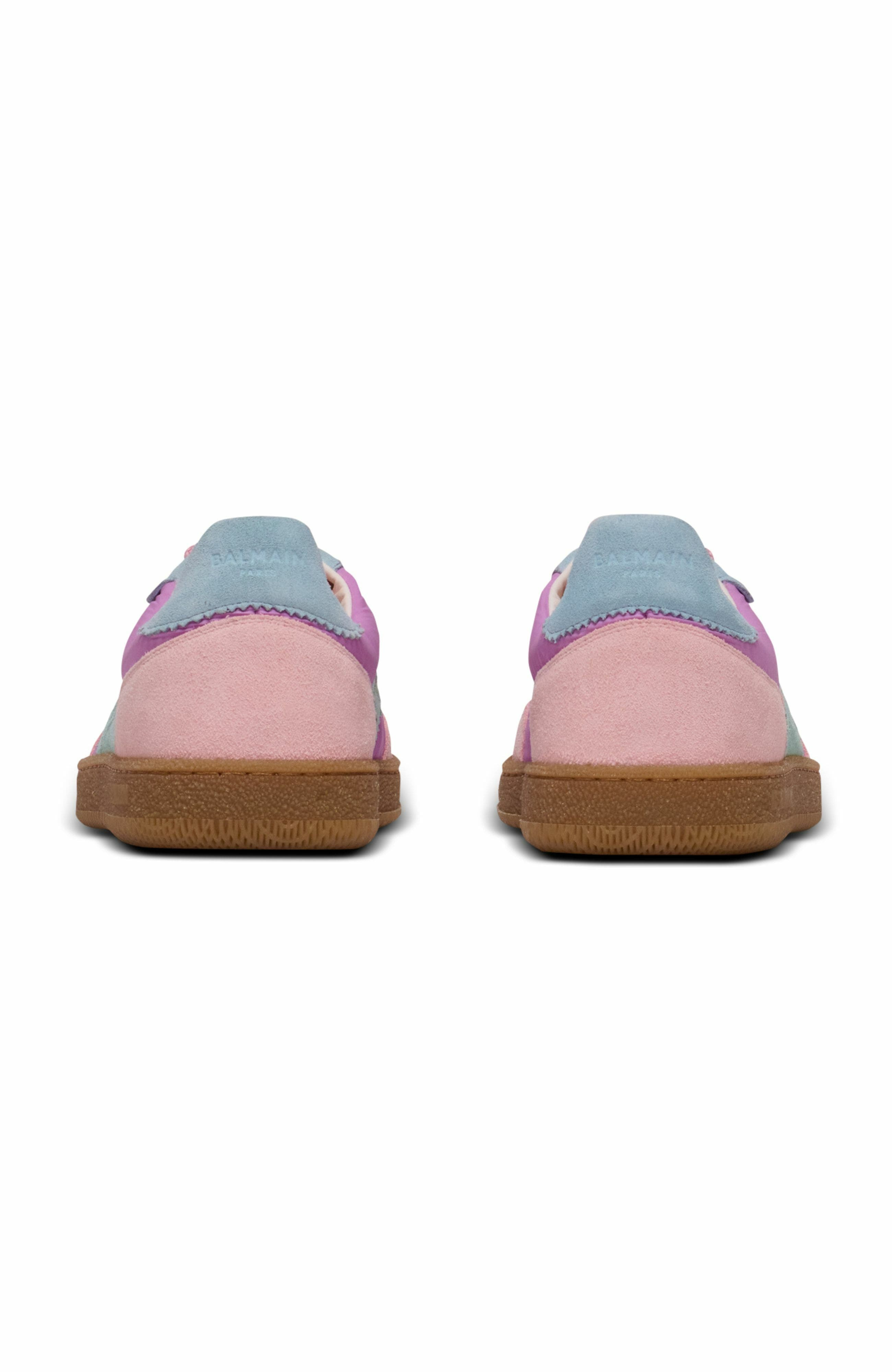 Balmain Swan Suede And Nylon Trainers in Multicolor at Nordstrom - 3