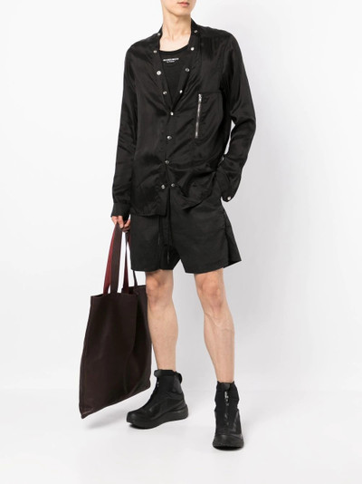 11 by Boris Bidjan Saberi drawstring knee-length shorts outlook