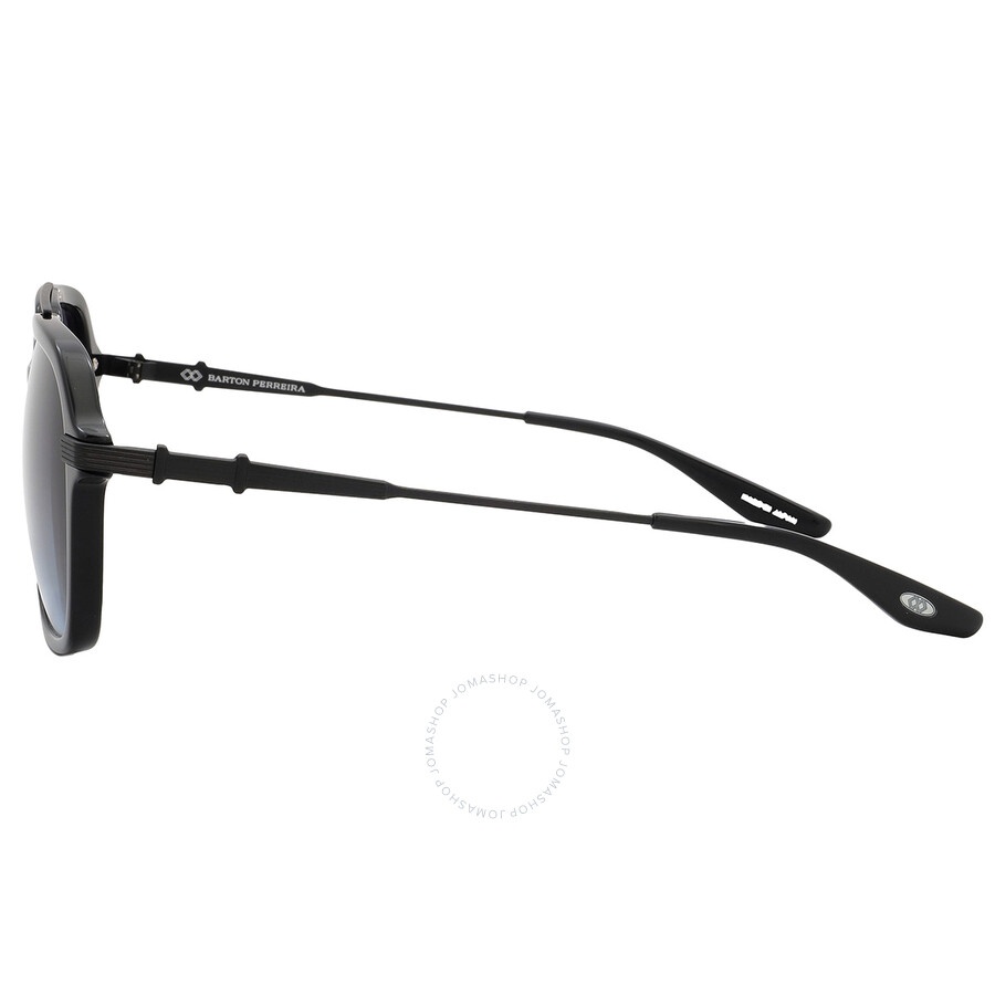 Barton Perreira - Barton Perreira D.ELLIS Steel Blue Navigator Men's Sunglasses BP40033I 01V 56 - 4