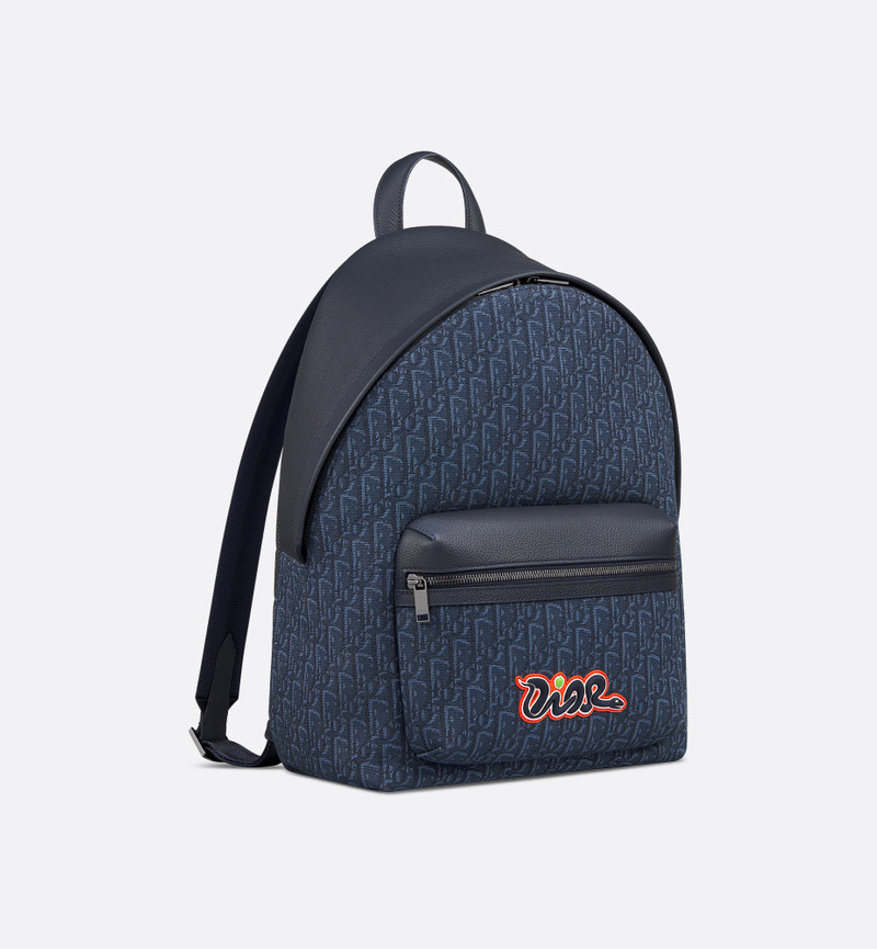 DIOR AND KAWS Rider 2.0 Zipped Backpack 6